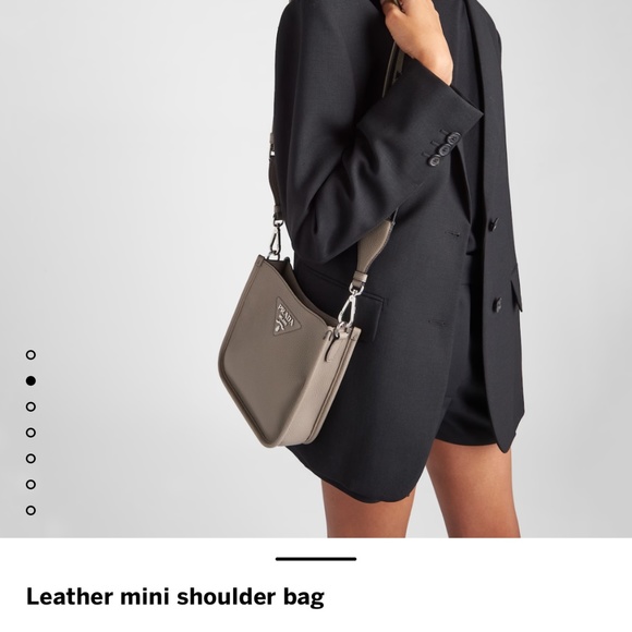 Prada Mini Leather Shoulder Bag- NEW - Picture 5 of 9